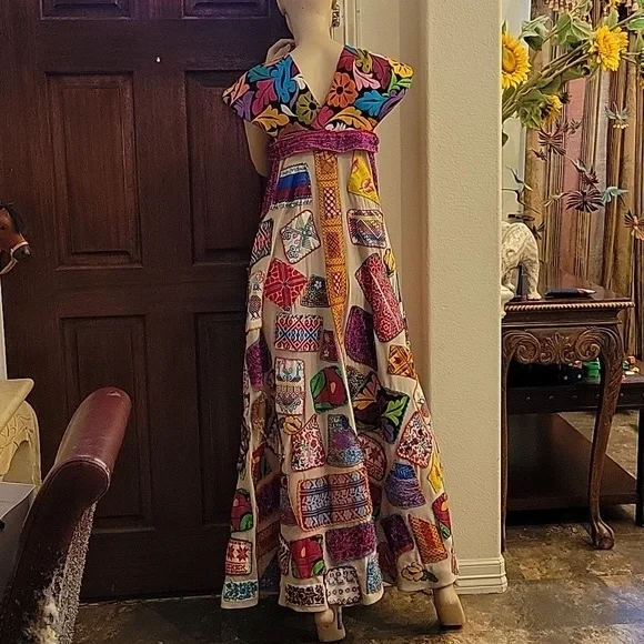 None | Huipils | Folkloric Patchwork Dress Price Just Reduced Christmas  Sale | Poshmark